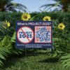 Ask Me About Project 2025 Yard Sign Pro
