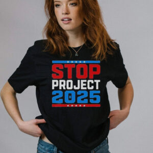 Official Pro-Democracy Stop Project 2025 Presidential Election 2024 Shirt1