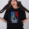 Official Stop project 2025 weeping statue of liberty protest T-shirt