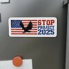 Stop Project 2025 Election Car Magnet