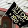 Stop Project 2025 Flag Trump Project Trump Flag