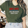 Stop Project 2025 Vote Shirt, Anti Trump Shirt, Anti MAGA Tee, Liberal Leftist Feminist Blue Democrat Political Activist Tshirt