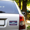 Stop Project 2025 Bumper Sticker Save Democracy 2