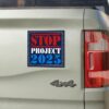 Stop Project 2025 Car Magnet, Kamala Harris Car Bumper Magnet, 2024 Election Magnet, Harris Over Trump, Vote For Kamala
