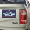 Stop Project 2025 Save Democracy Car Magnet, Political Car Magnet, 2024 Presidential Election Magnet ID-0906-XP1H