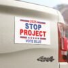 Stop Project 2025 Vote Blue Car Magnets, Kamala Harris Car Magnet, Presidential Election Sticker, Car Accessories